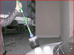 Système ISO'SCOPIC perche télescopique pour l'inhibition des détecteurs de fumée
