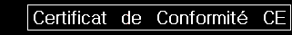 FIXOFEU Certificat de Conformit� CE