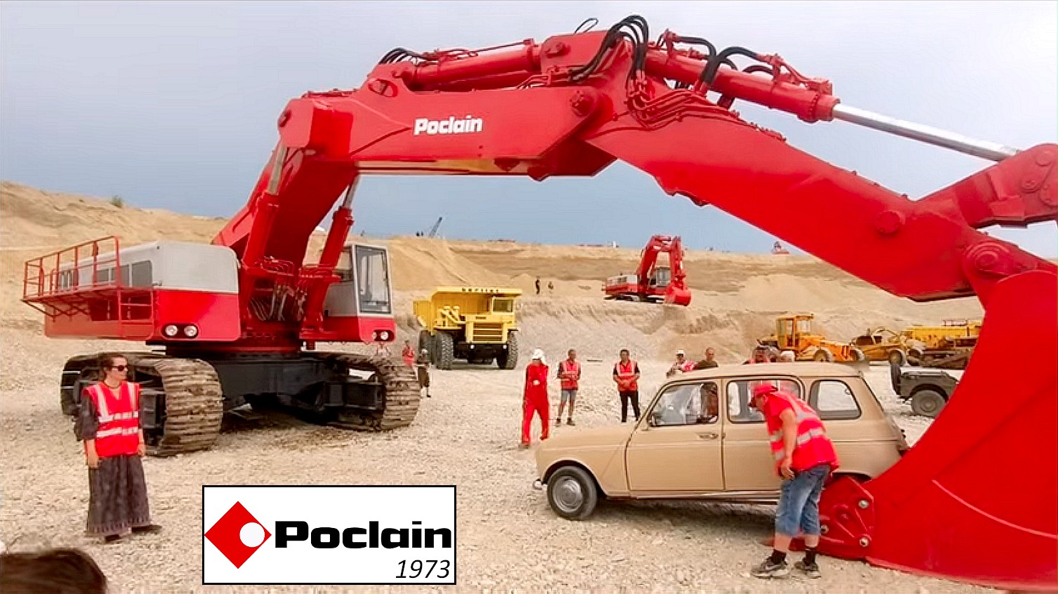 Poclain 1000 Pelle Hydraulique 1973 - Capacit� godet 8/10 m&sup3;