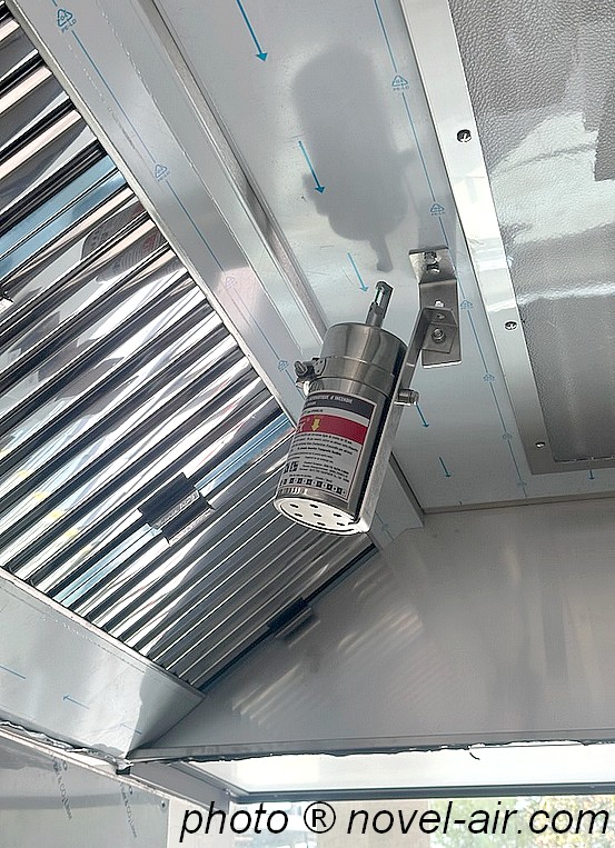 FRITOFLEX Gnrateur d'Arosol Extincteur Automatique et Autonome sous hotte en Grande Cuisine Ouverte