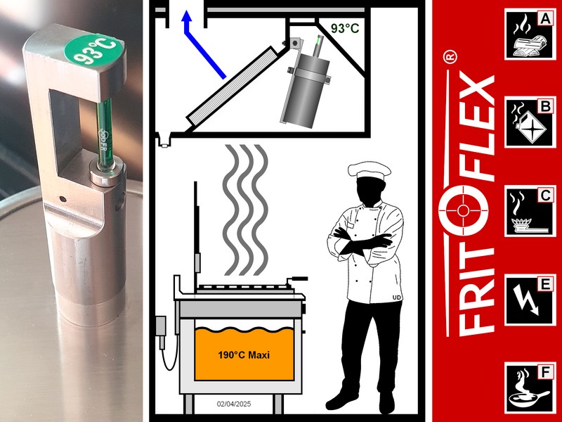 FRITOFLEX Dtction Extinction Incendie Ampoule Sprinkler JOB
